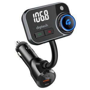 FM Transmitter with Bluetooth®, USB C PD 20W and Qualcomm Quick Charge 3.0 USB-image